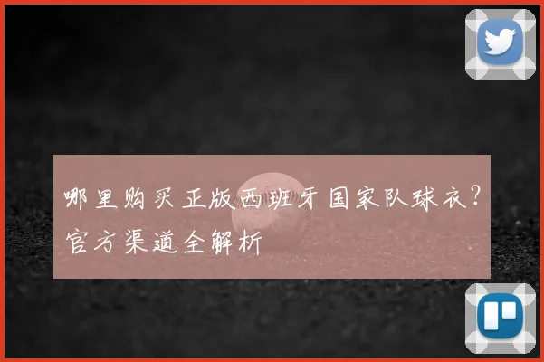 哪里购买正版西班牙国家队球衣？官方渠道全解析